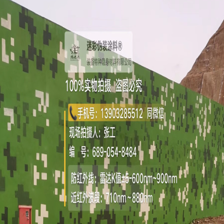 河西专业承接园区围墙迷彩喷涂、